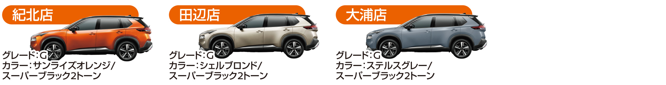 試乗車:エクストレイル